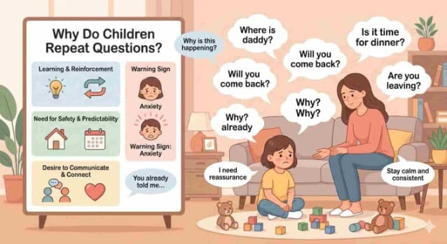 Çocuğunuz Sürekli Aynı Soruları mı Soruyor?